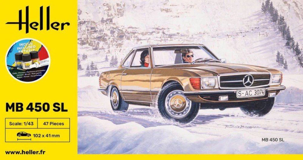 Heller MB 450 SL 1:43